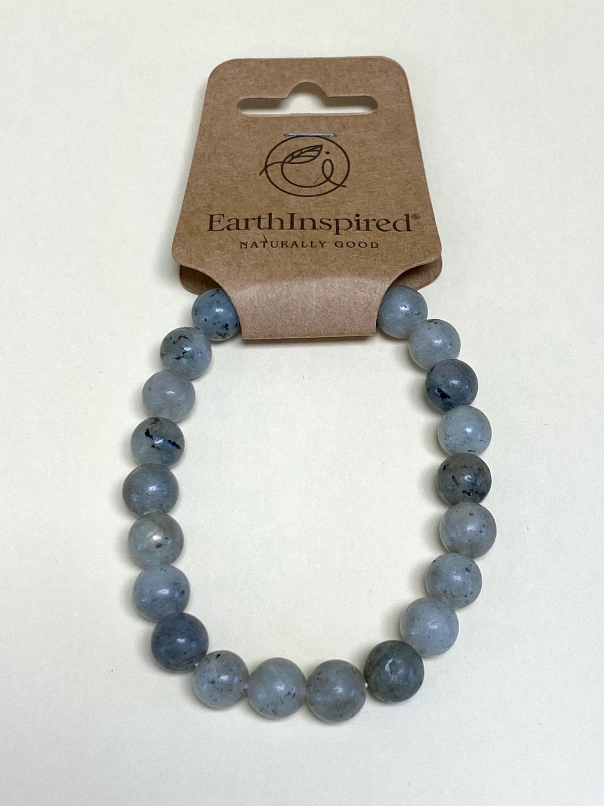 Labradorite 8mm Bead Bracelet