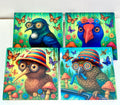 Kiwiana Ceramic Coasters set of 4