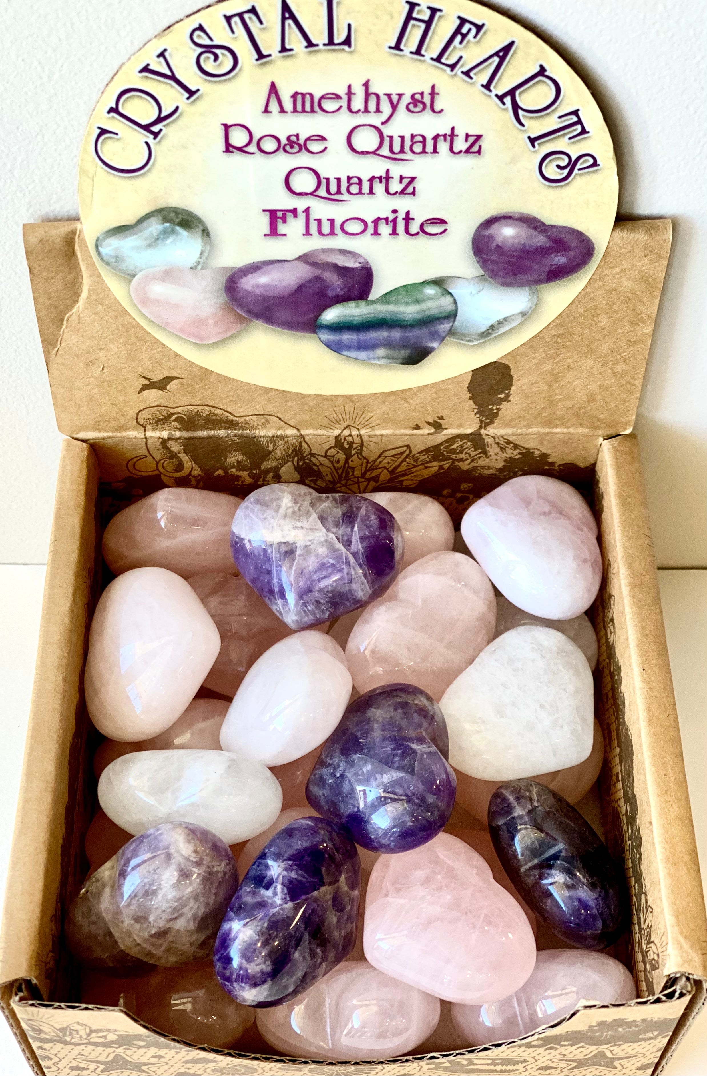 Amethyst Heart - Crystal Heart Collection
