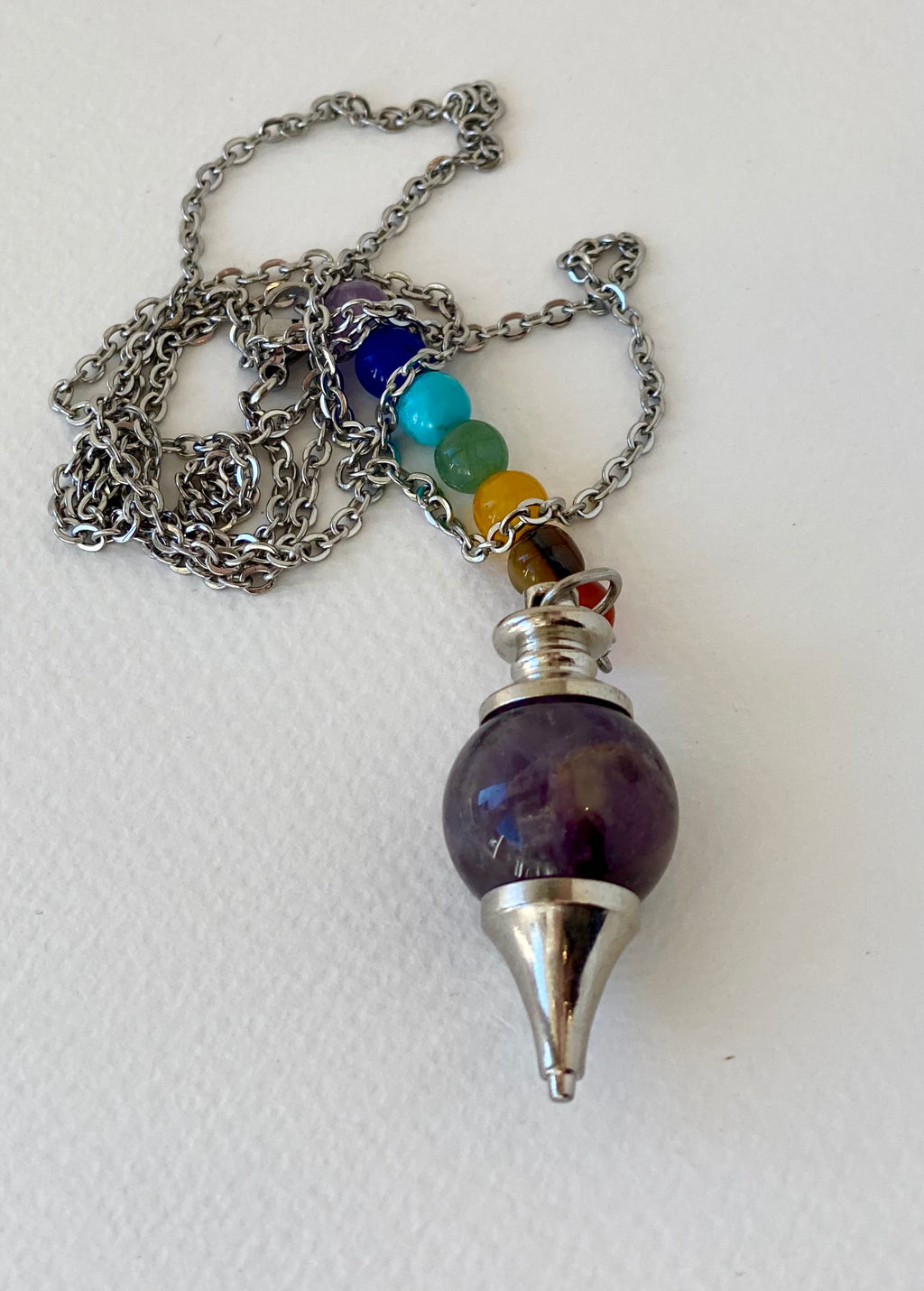 Pendulum Necklace Amethyst