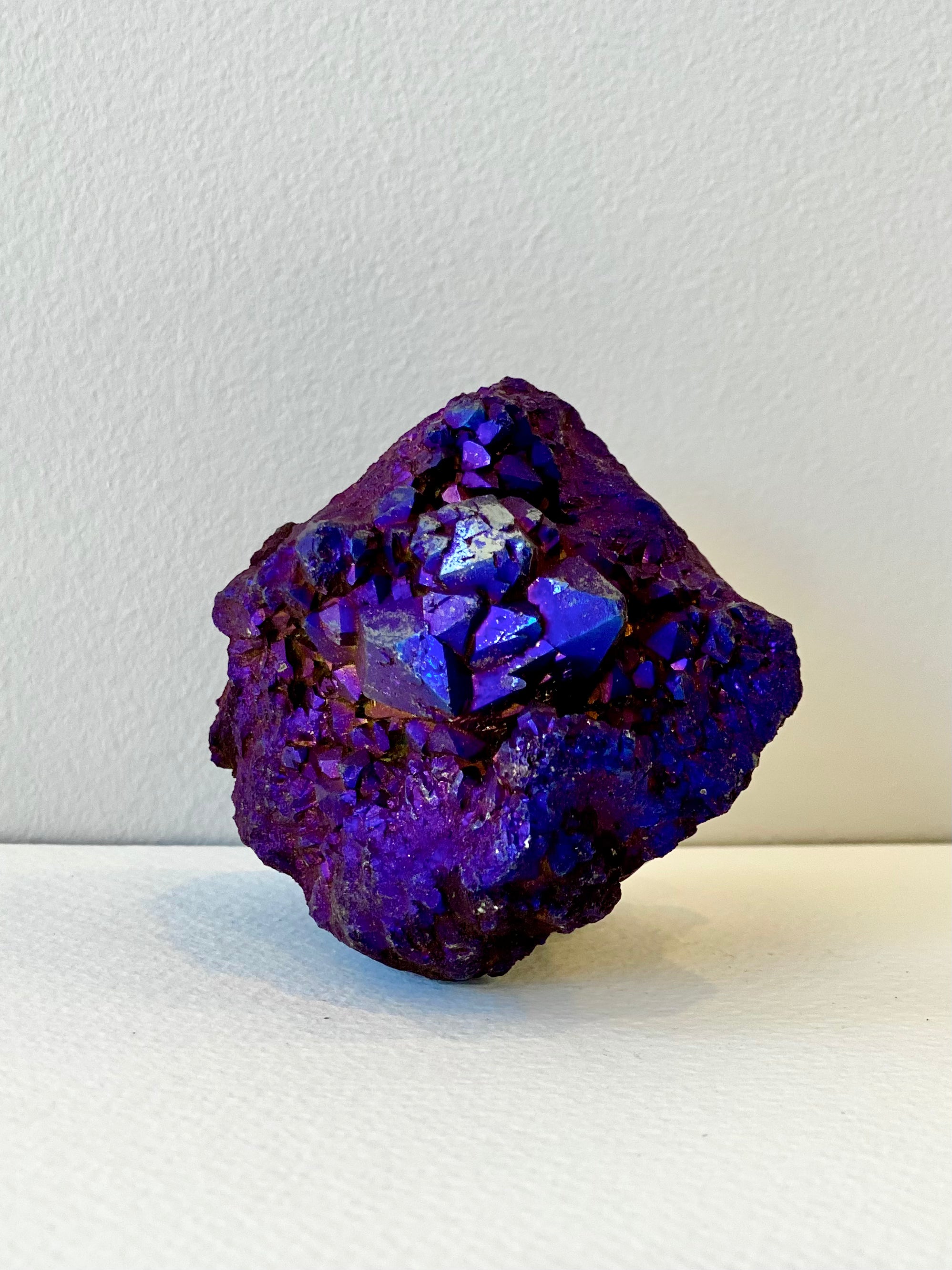Mini Aura Geode Quartz (Purple)