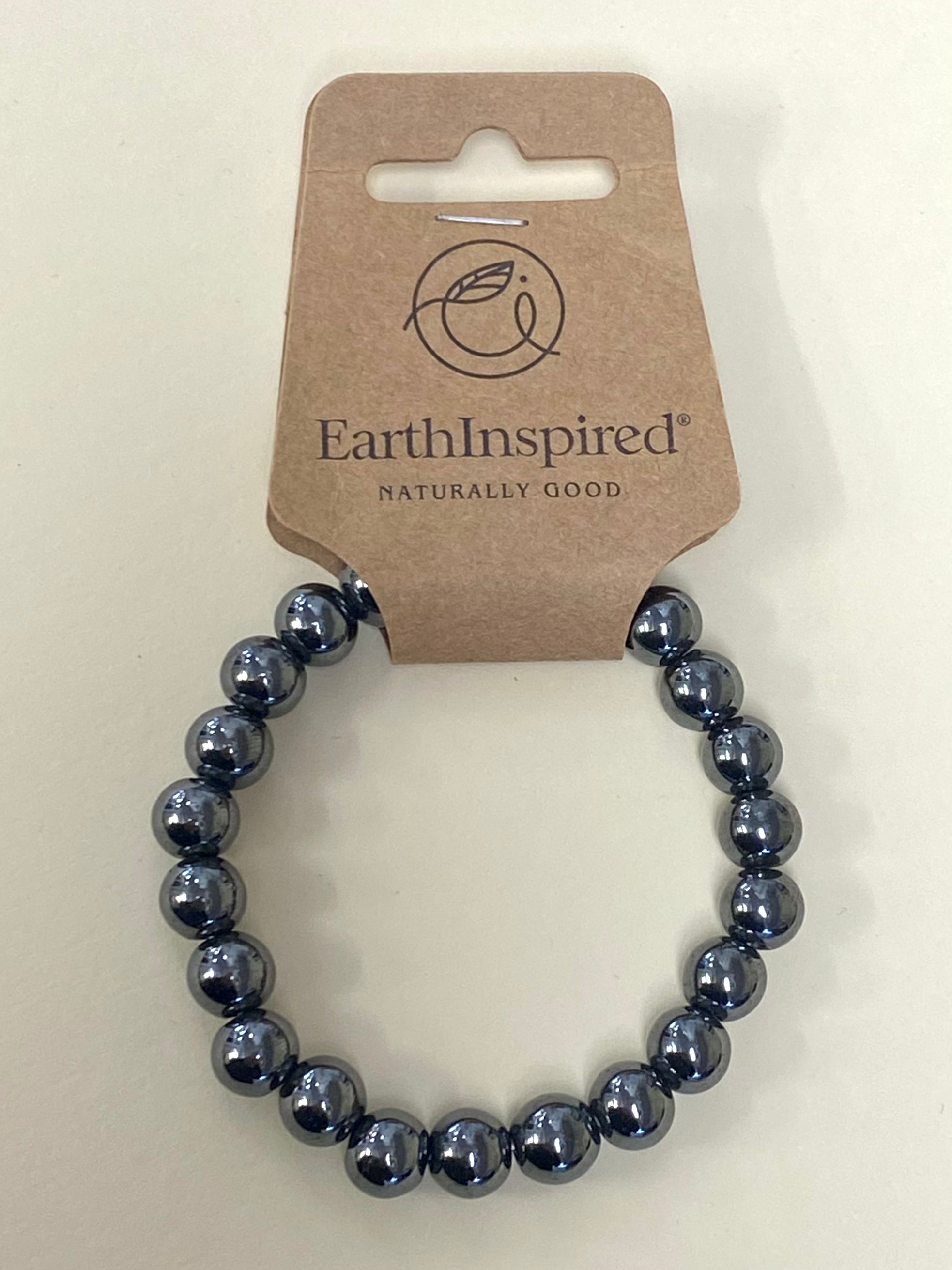 Hematite 8mm bead bracelet