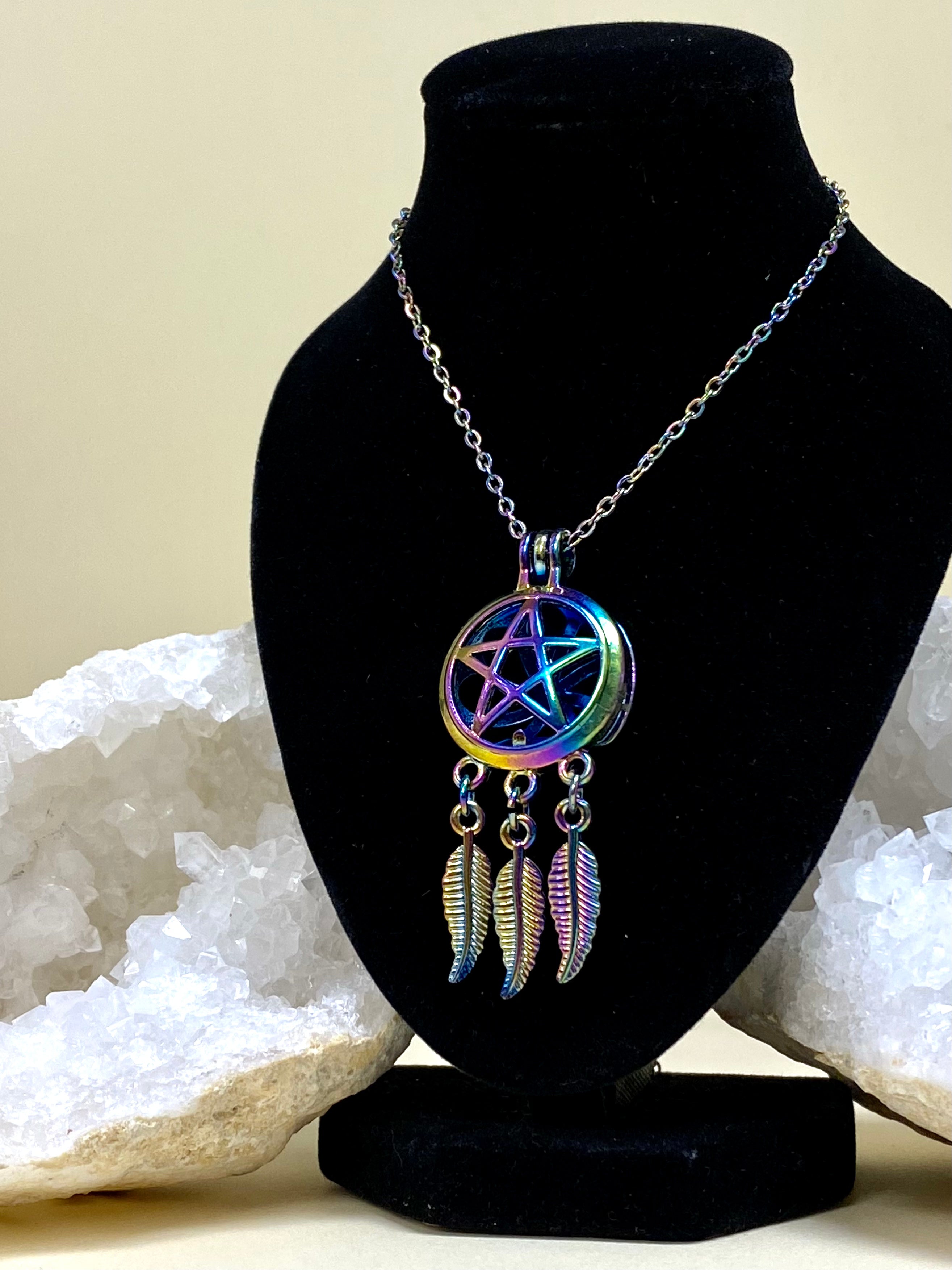 Dreamcatcher Aromatherapy Necklace