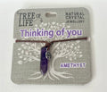 Thinking of You Amethyst Necklace (Tree of Life)