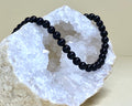 Black Tourmaline 6mm Bead Bracelet