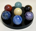 Set of 7 Spheres and Stand