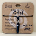 Black Onyx Necklace Grief