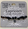 Capricorn Onyx Bracelet Tree of Life