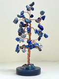 Lapis Tree With Agate Base