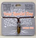 Tigers Eye Necklace Your Special Day Tree of Life