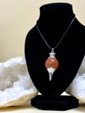 Red Goldstone Pendulum Necklace