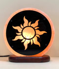 Himalayan sun salt lamp round