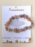 Sunstone Chip Bracelet