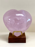 Rose Quartz Heart 8.5cm