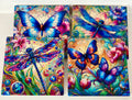 Dragonfly Coasters set of 4