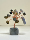 Labradorite Tree of Life on Labradorite Block