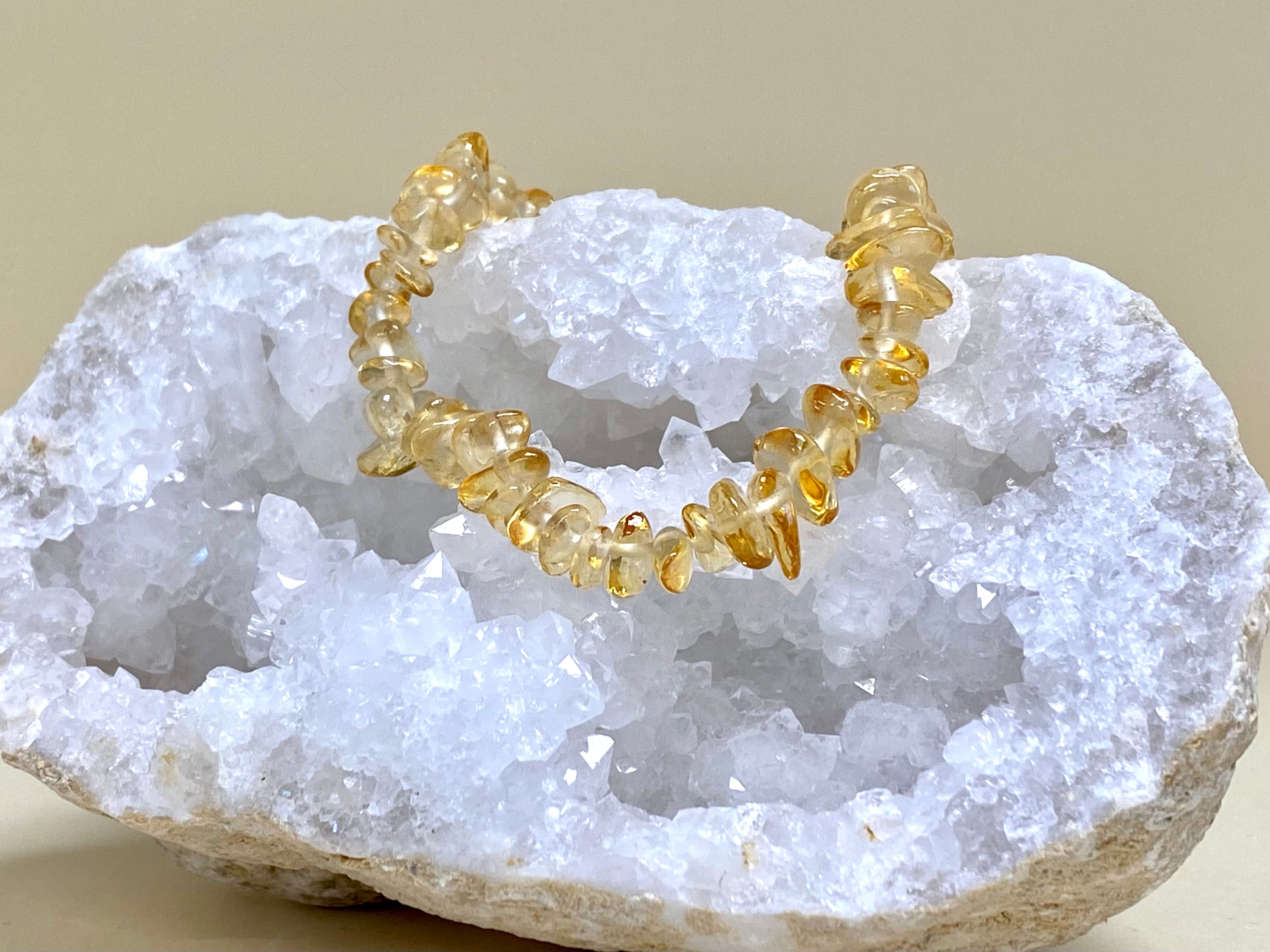 Citrine Chip Bracelet