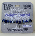 Sodalite Bracelet Tree of Life Weight Control