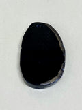 Small Black agate slice