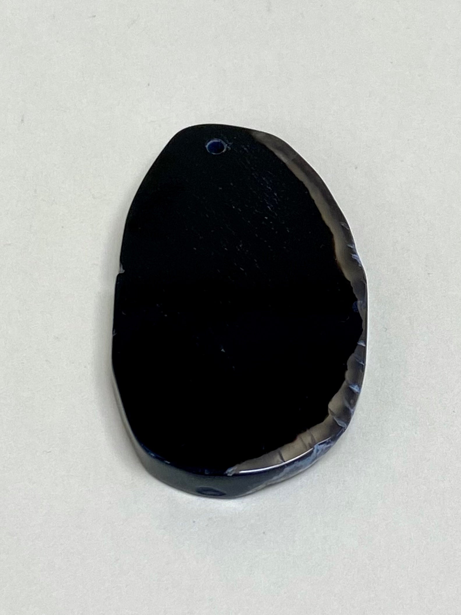 Small Black agate slice