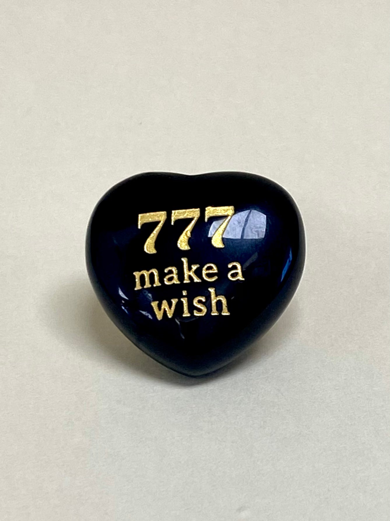 Obsidian Make a wish 777 heart