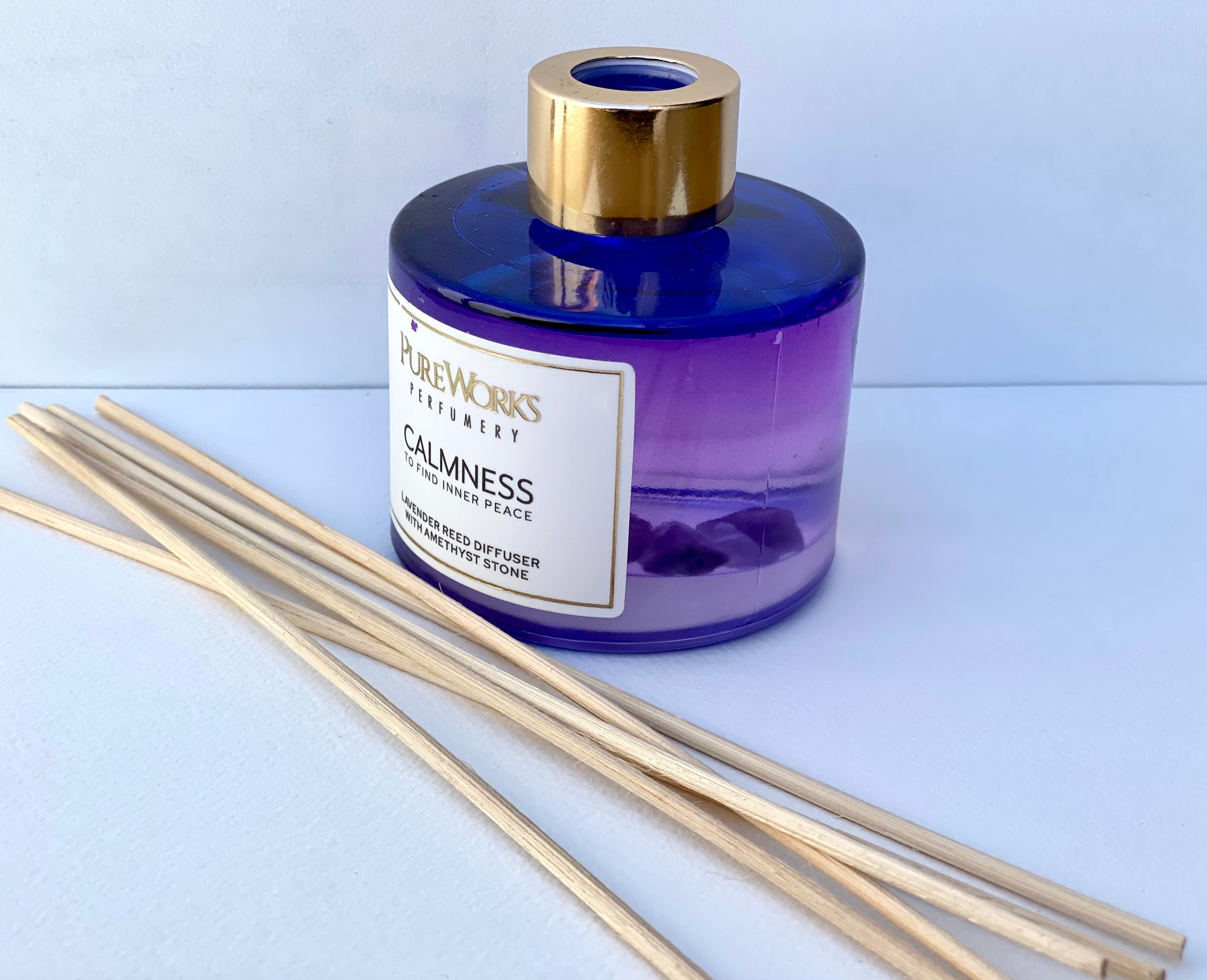 Calmness Pureworks Lavender Reed Diffuser Amethyst 100ml
