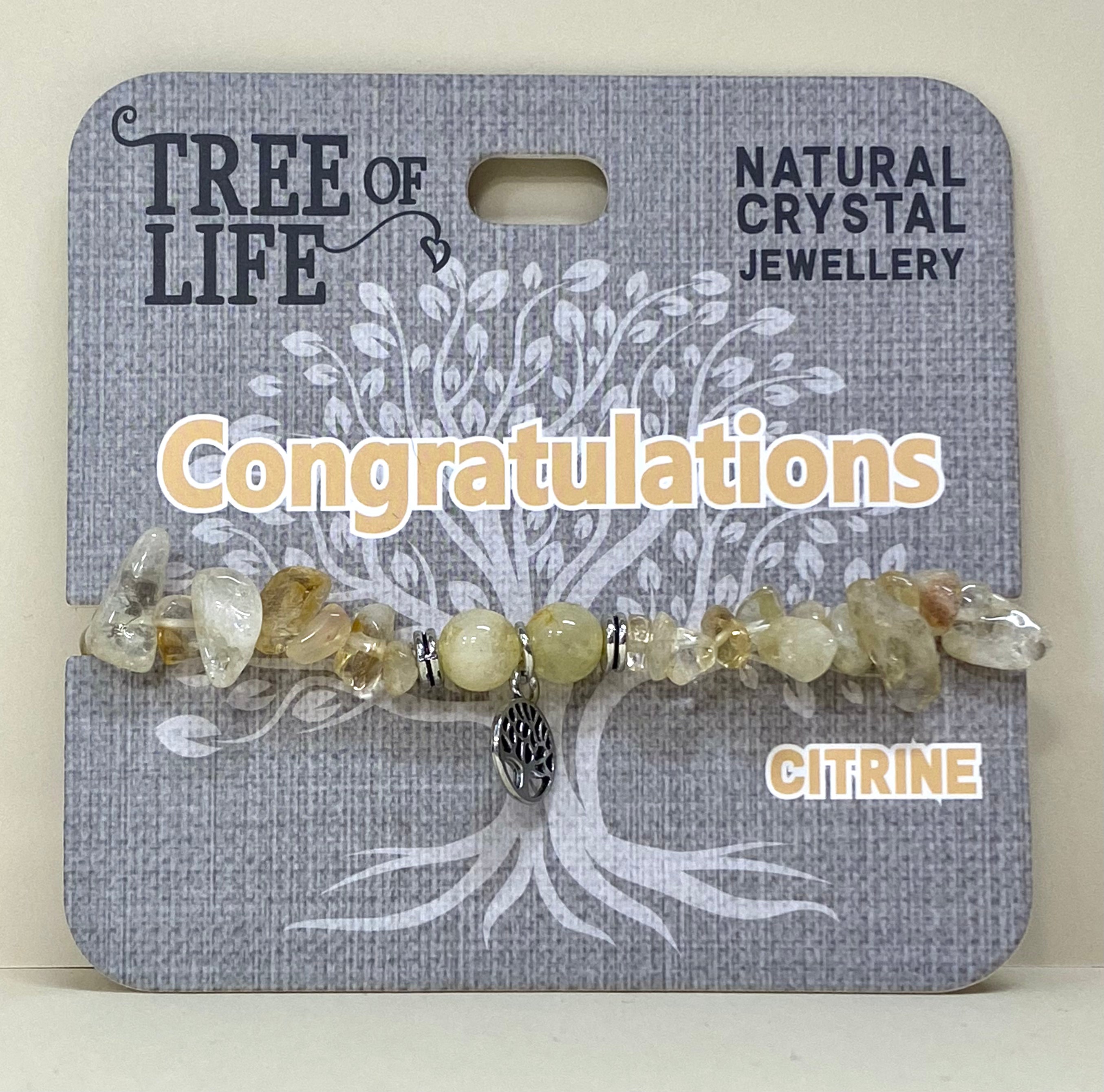 Citrine Bracelet Congratulations Tree of Life