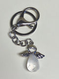 Keyring Angel Clear Quartz
