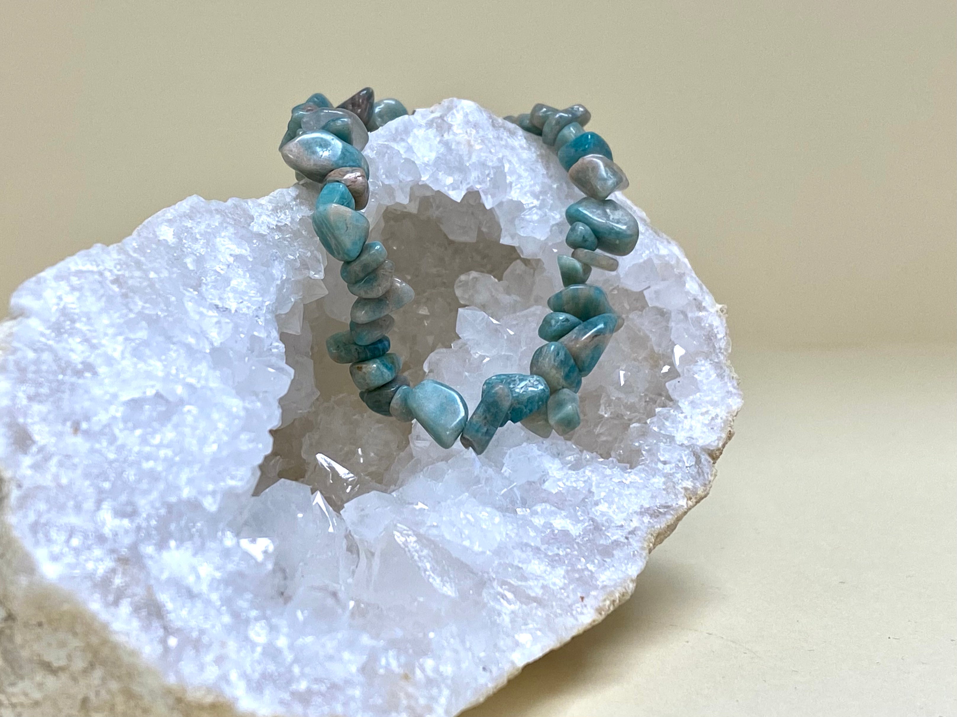 Amazonite Chip Bracelet