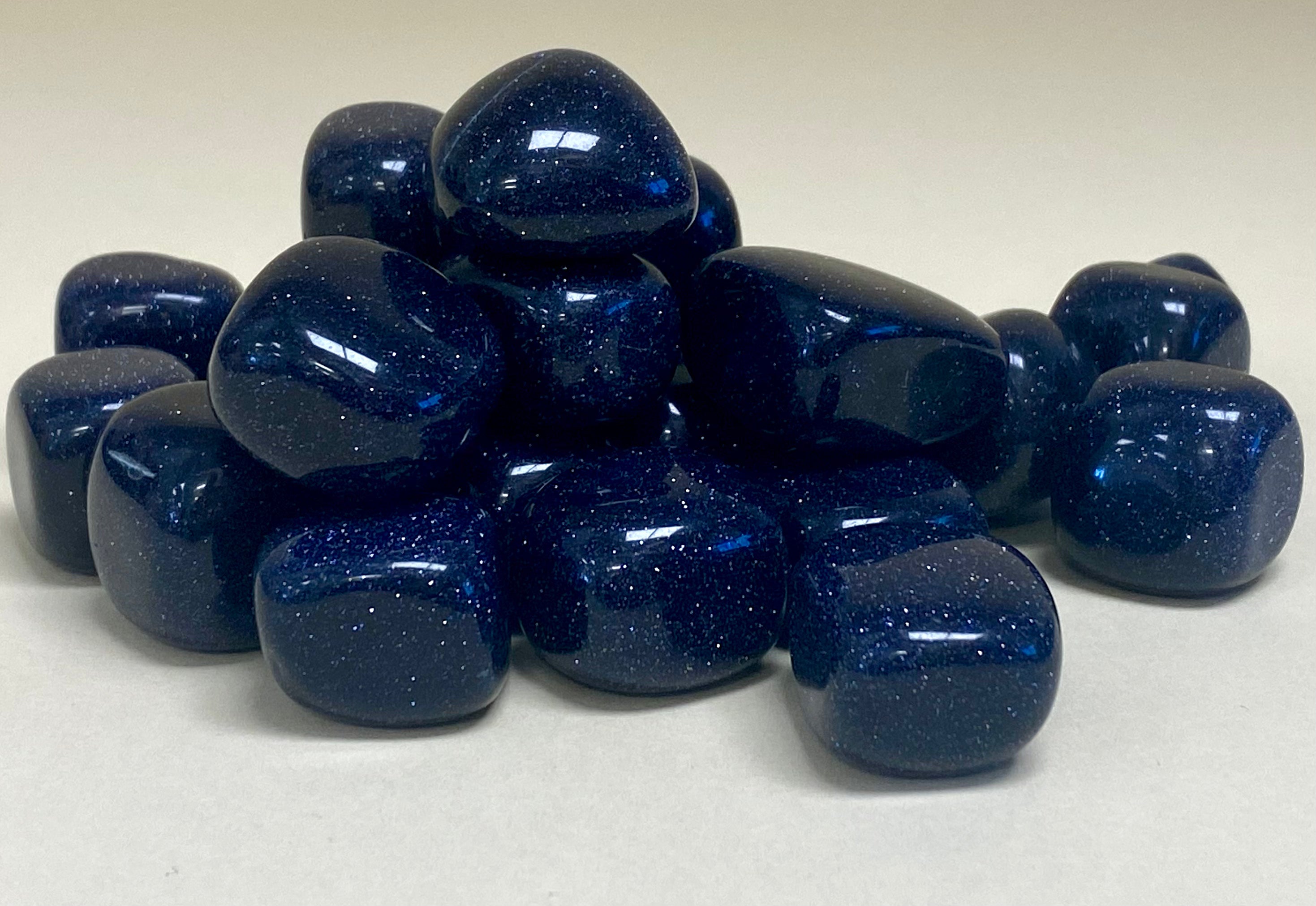 Blue Goldstone Tumble Large