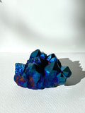 Rainbow Quartz Cluster (Dyed Blue Sapphire) Aura Quartz