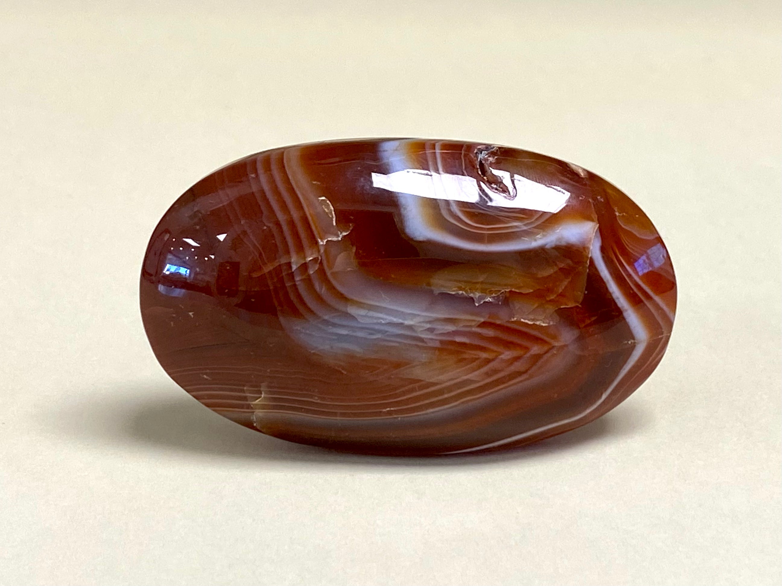 Carnelian Palmstone Large