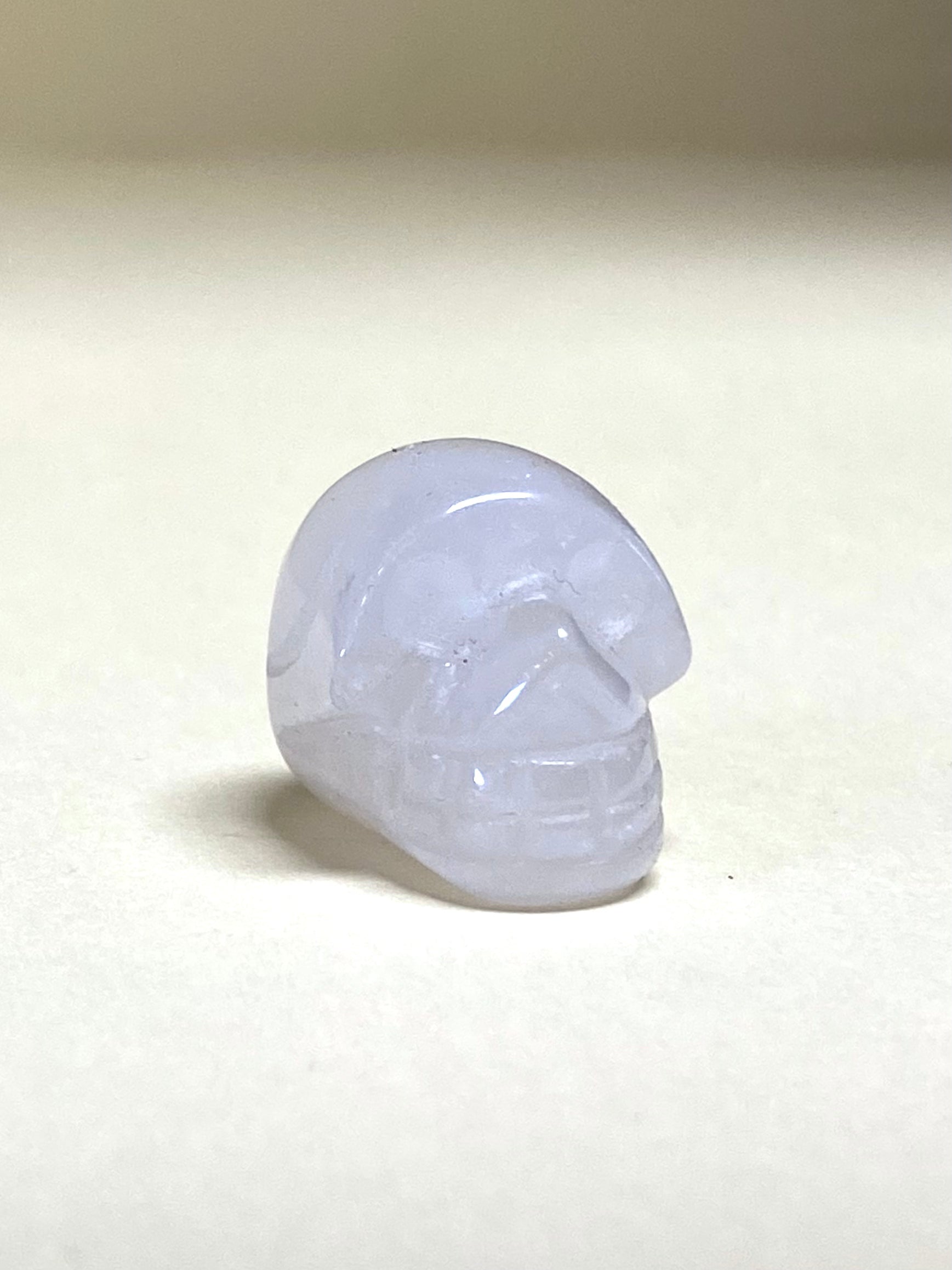 Clear Q skull