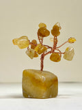 Citrine Chip Tree on Citrine Block