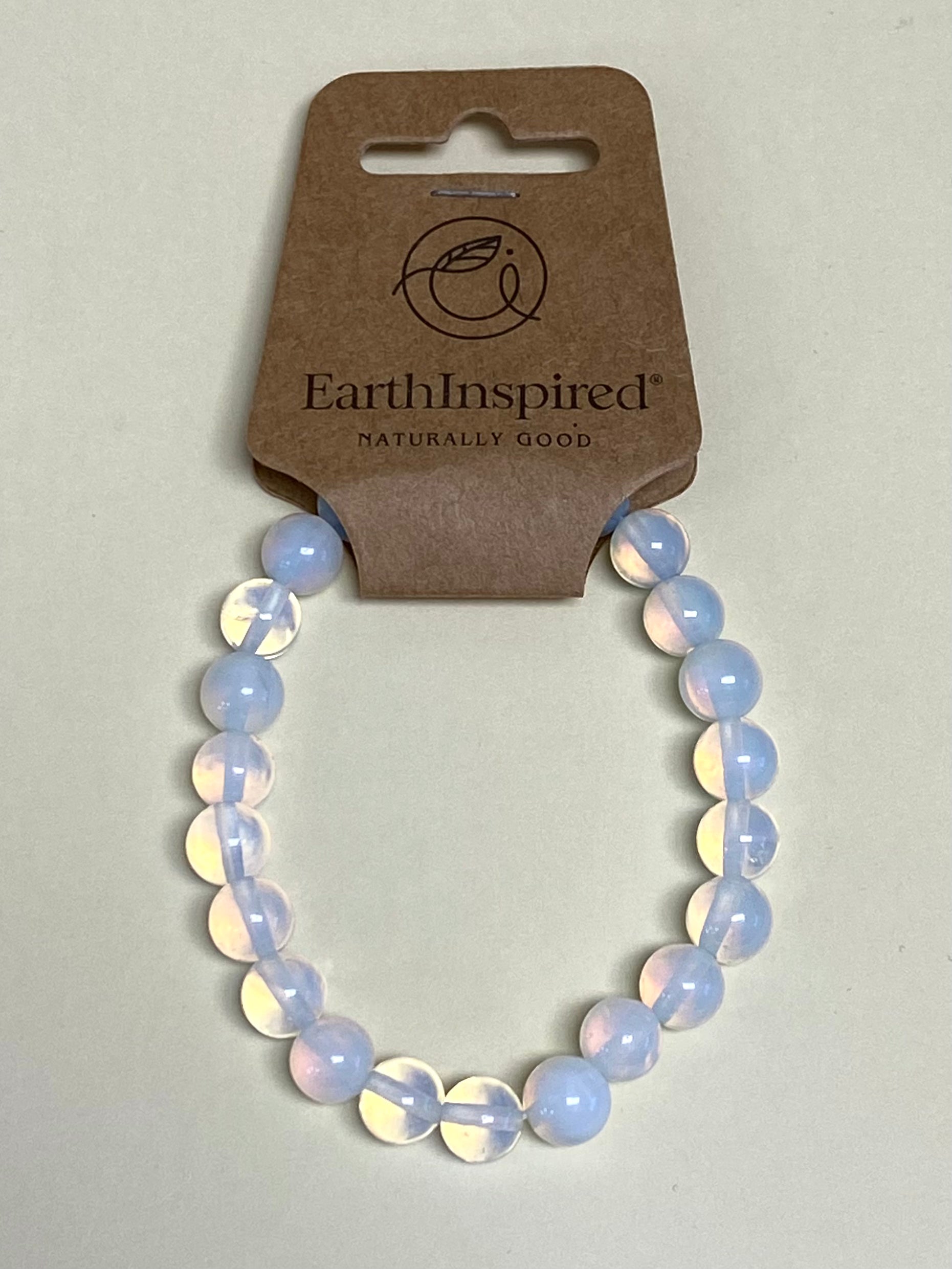 Opalite 8mm Bead Bracelet