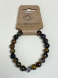 Tigers Eye Turtle 8mm Bead Bracelet