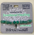 Aventurine Bracelet Emotional Healing Tree of Life