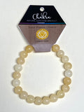 Yellow Jade Solar Plexus Chakra Bead Bracelet