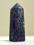 Purple calcite tower