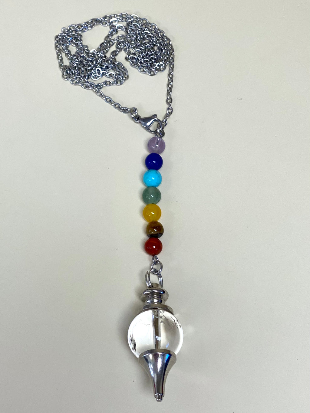 Pendulum Necklace Clear Quartz