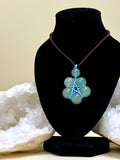 Aventurine Star/Flower Necklace