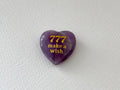 Amethyst 777 make a wish heart