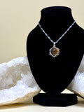 Tigers Eye Star pendant Necklace