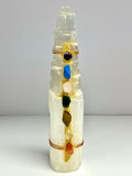 Chakra Selenite tower