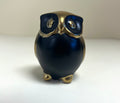 Black & Gold Ceramic Owl