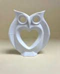 White Owl 3D Printed Ornament