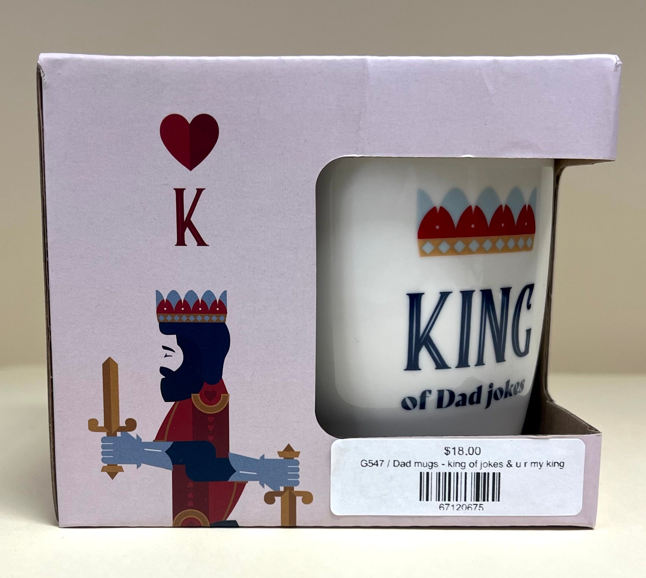 Dad Mug King of Jokes