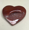 Carnelian Geode Heart 63g