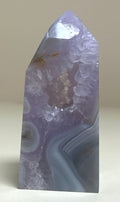 Amethyst Agate Geode Tower 11.2cm