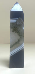 Moss Agate Tower 16.8cm